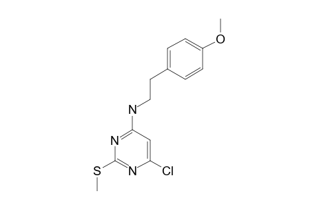 6-CHLORO-N-(4-METHOXYPHENETHYL)-2-METHYLTHIOPYRIMIDIN-4-AMINE
