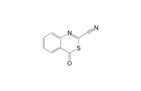 4-Oxo-4H-3,1-benzothiazine-2-carbonitrile