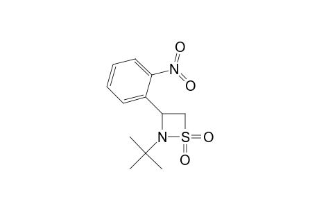 2-tert-Butyl-3-(2-nitrophenyl)-1,2-thiazetidine 1,1-dioxide