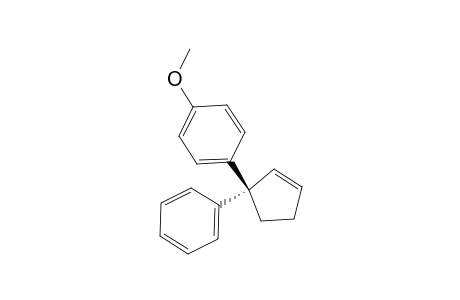 3-(4-Methoxyphenyl)-3-phenylcyclopentene