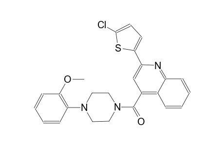 2-(4-{[2-(5-chloro-2-thienyl)-4-quinolinyl]carbonyl}-1-piperazinyl)phenyl methyl ether