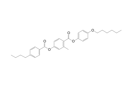 4,2-cresotic acid, p-(hexyloxy)phenyl ester, p-butylbenzoate
