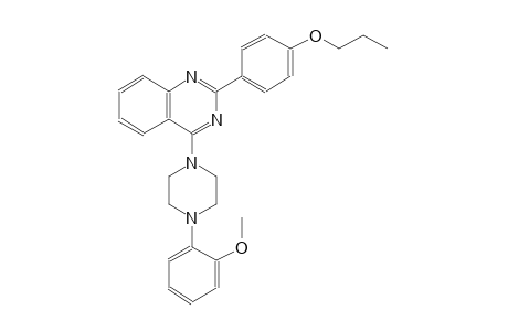 4-[4-(2-methoxyphenyl)-1-piperazinyl]-2-(4-propoxyphenyl)quinazoline