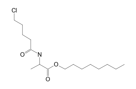 D-Alanine, N-(5-chlorovaleryl)-, octyl ester