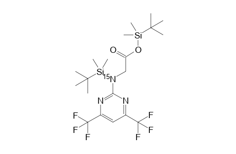 [15N]-[tert-butyl(dimethyl)silyl] 2-[[4,6-bis(trifluoromethyl)pyrimidin-2-yl]-[tert-butyl(dimethyl)silyl]amino]acetate
