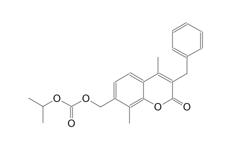 (3-benzyl-4,8-dimethyl-2-oxo-2H-chromen-7-yl)methyl isopropyl carbonate