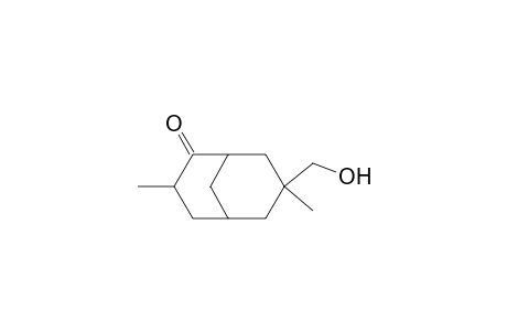 Bicyclo[3.3.1]nonan-2-one, 7-(hydroxymethyl)-3,7-dimethyl-, (endo,endo)-(.+-.)-