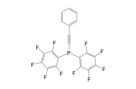 Phosphine, bis(pentafluorophenyl)(phenylethynyl)-