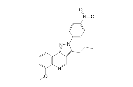 2-(4-Nitrophenyl)-3-propyl-6-methoxypyrazolo[4,3-c]quinoline