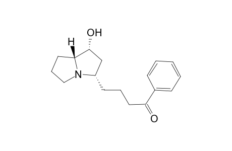 4-((1R,3S,7aR)-1-Hydroxyhexahydro-1H-pyrrolizin-3-yl)-1-phenylbutan-1-one