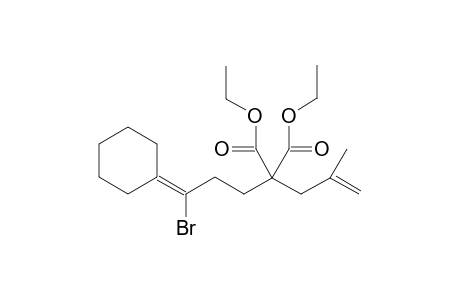 Diethyl 2-(3-bromo-3-cyclohexylidenepropyl)-2-(2-methallyl)malonate