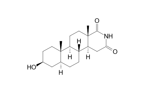 16,17-Seco-5.alpha.-androstane-16,17-dioic imide, 3.beta.-hydroxy-