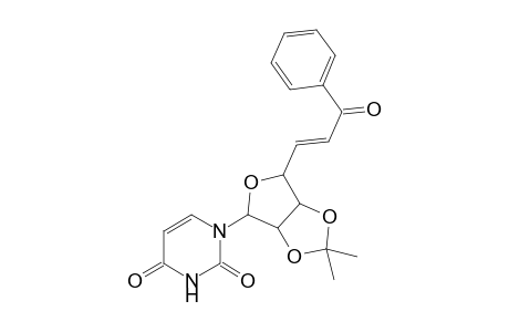 1-[2,2-dimethyl-6-[(E)-3-oxidanylidene-3-phenyl-prop-1-enyl]-3a,4,6,6a-tetrahydrofuro[3,4-d][1,3]dioxol-4-yl]pyrimidine-2,4-dione