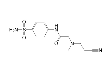 N-[4-(aminosulfonyl)phenyl]-2-[(2-cyanoethyl)(methyl)amino]acetamide