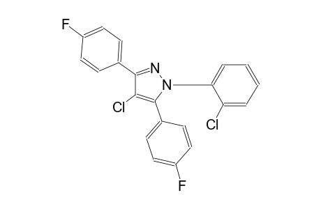 4-chloro-1-(2-chlorophenyl)-3,5-bis(4-fluorophenyl)-1H-pyrazole