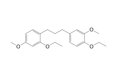 1-(2'-Ethoxy-4'-methoxyphenyl)-3-(4"-ethoxy-3"-methoxyphenyl)-propane