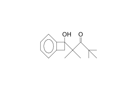 2-(1'-Hydroxy-1',2'-dihydro-benzocyclobuten-1'-yl)-2,4,4-trimethyl-pentan-3-one