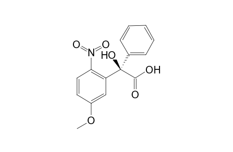 (2R)-2-(5-methoxy-2-nitro-phenyl)-2-oxidanyl-2-phenyl-ethanoic acid