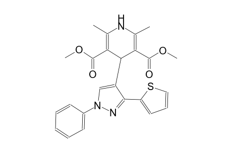 3,5-pyridinedicarboxylic acid, 1,4-dihydro-2,6-dimethyl-4-[1-phenyl-3-(2-thienyl)-1H-pyrazol-4-yl]-, dimethyl ester