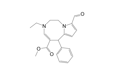 Methyl3-ethyl-9-formyl-6-phenyl-1,2,3,6-tetrahydropyrrolo[1,2-d][1,4]diazocine-5-carboxylate