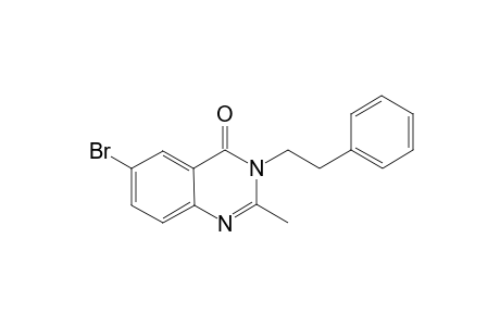 6-Bromo-2-methyl-3-phenethylquinazolin-4(3H)-one