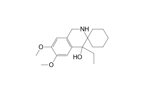 Spiro[cyclohexane-1,3'(2'H)-isoquinolin]-4'-ol, 4'-ethyl-1',4'-dihydro-6',7'-dimethoxy-