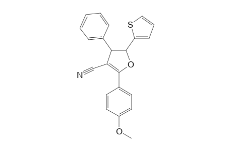 2-(4-METHOXYPHENYL)-4-PHENYL-5-(2-THIENYL)-4,5-DIHYDROFURAN-3-CARBONITRILE