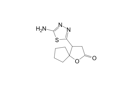 4-(5-Amino-1,3,4-thiadiazol-2-yl)-1-oxaspiro[4.4]nonan-2-one