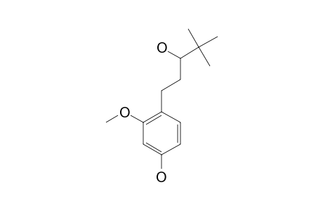 1-(4-HYDROXY-2-METHOXYPHENYL)-4,4-DIMETHYL-3-PENTANOL