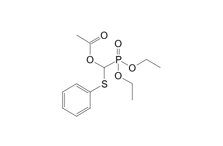 .alpha.-Acetoxy-.alpha.-(diethoxyphosphinyl)methyl phenyl sulfide