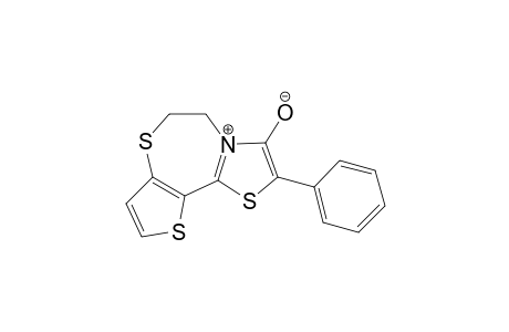 Thiazolo[3,2-d]thieno[2,3-f][1,4]thiazepinium, 5,6-dihydro-8-hydroxy-9-phenyl-, hydroxide, inner salt