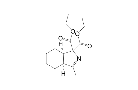 (3aS,7aR)-3-Methyl-3a,4,5,6,7,7a-hexahydro-isoindole-1,1-dicarboxylic acid diethyl ester