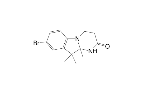pyrimido[1,2-a]indol-2(1H)-one, 8-bromo-3,4,10,10a-tetrahydro-10,10,10a-trimethyl-