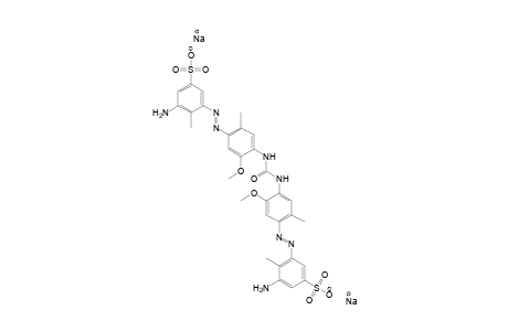 Benzenesulfonic acid, 3,3'-[carbonylbis[imino(5-methoxy-2-methyl-4,1-phenylene)azo]]bis[5-amino-4-methyl-, disodium salt