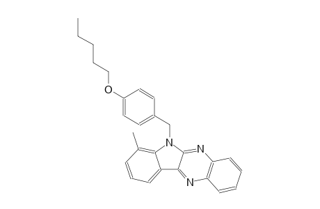 7-methyl-6-[4-(pentyloxy)benzyl]-6H-indolo[2,3-b]quinoxaline