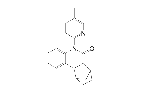 5-(5-Methylpyridin-2-yl)-6a,7,8,9,10,10a-hexahydro-7,10-methanophenanthridin-6(5H)-one