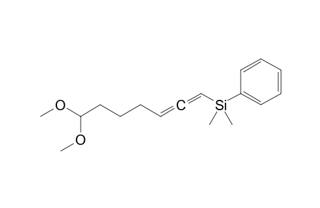 7,7-Dimethoxyhepta-1,2-dienyl-dimethyl-phenyl-silane