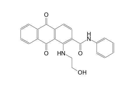2-anthracenecarboxamide, 9,10-dihydro-1-[(2-hydroxyethyl)amino]-9,10-dioxo-N-phenyl-