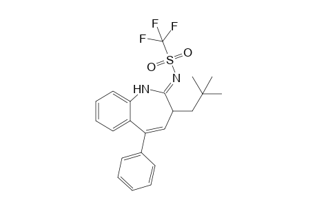 2,3-Dihydro-3-(2',2'-dimethylpropyl)-2-[N-(trifluoromethylsulfonyl)imino]-5-phenyl-1H-benz[b]azepine