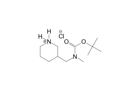 carbamic acid, methyl(3-piperidiniumylmethyl)-, chloride, 1,1-dimethylethyl ester