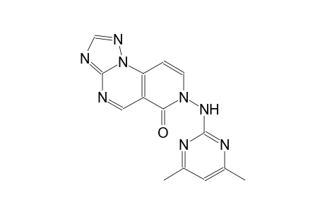 pyrido[3,4-e][1,2,4]triazolo[1,5-a]pyrimidin-6(7H)-one, 7-[(4,6-dimethyl-2-pyrimidinyl)amino]-