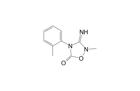 3-Azanylidene-2-methyl-4-(2-methylphenyl)-1,2,4-oxadiazolidin-5-one