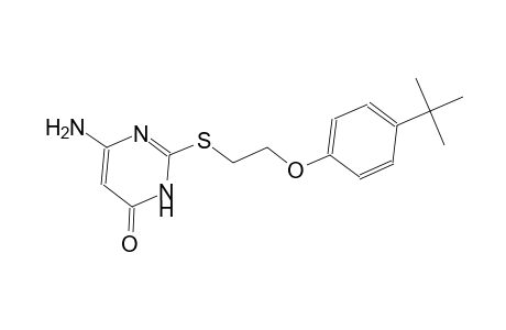 6-amino-2-{[2-(4-tert-butylphenoxy)ethyl]sulfanyl}-4(3H)-pyrimidinone