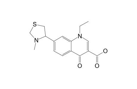 7-(3-METHYL-4-IMIDAZOLIDINYL)-1-ETHYL-1,4-DIHYDRO-4-OXOQUINOLINE-3-CARBOXYLIC-ACID;ISOMER-#1