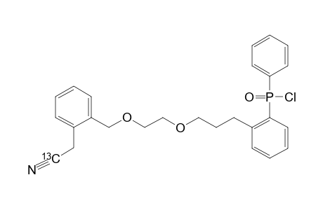 ORTHO-(3-(2'-((ORTHO'-CYANO-[(13)-CN]-METHYL)-PHENYL)-METHOXY)-ETHOXYLPROPYL)-PHENYL-PHENYL-PHOSPHINIC-CHLORIDE