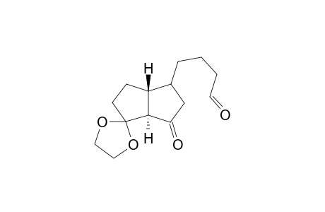 (3a'R,6a'S)-4-(6'-Oxohexahydro-2'H-spiro[1,3-dioxolane-2,1'-pentalen]-4'-yl)butanal