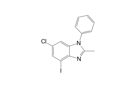 6-Chloro-4-iodo-2-methyl-1-phenyl-1H-benzo[d]imidazole