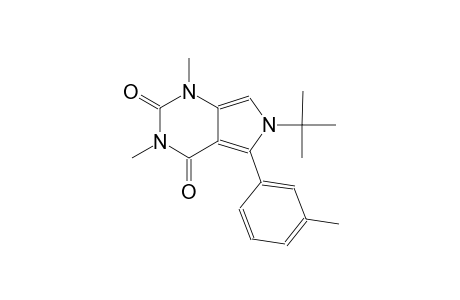 6-tert-butyl-1,3-dimethyl-5-(3-methylphenyl)-1H-pyrrolo[3,4-d]pyrimidine-2,4(3H,6H)-dione