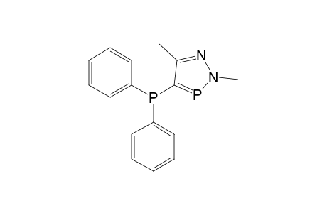 4-DIPHENYLPHOSPHINO-2,5-DIMETHYL-2H-1,2,3-SIGMA(2)-DIAZAPHOSPHOLE