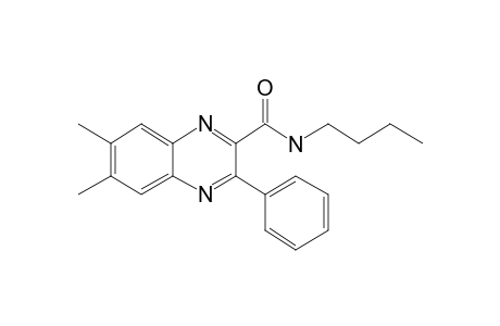 N-Butyl-6,7-dimethyl-3-phenylquinoxaline-2-carboxamide